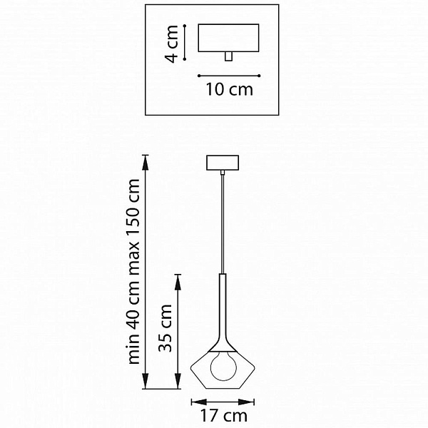 Подвес LIGHTSTAR VETRO 801202