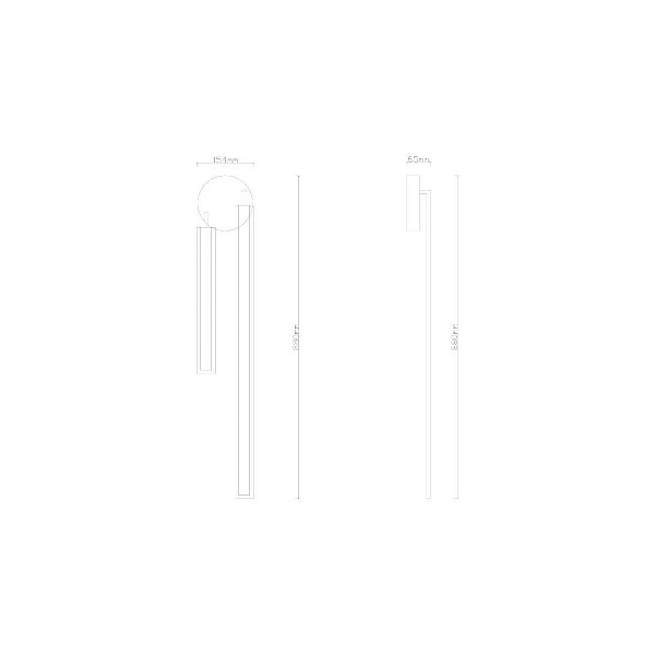 Бра ARTE LAMP DABIH A2019AP-36BK