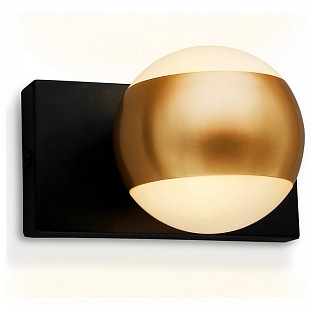 Бра AMBRELLA LIGHT WALL 16 FW571 SBK/GD черный песок/золото G9 max 40W 100*70*85