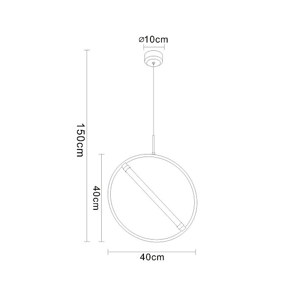 Подвес ARTE LAMP DOLORES A2565SP-1BK