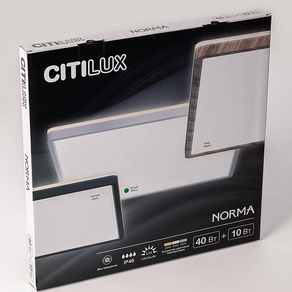 Светильник потолочный CITILUX NORMA CL748K400