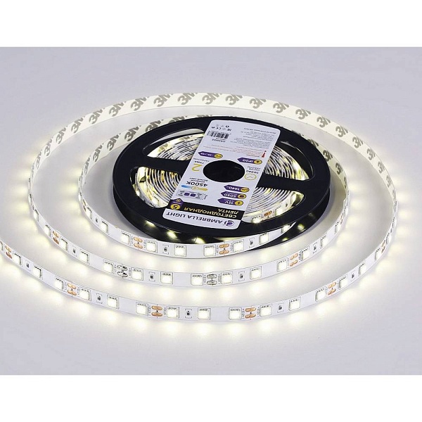 Лента LED 14,4 W/m 12V IP20 2835/60 4500K 10mm (5м) GS2002 AMBRELLA LIGHT