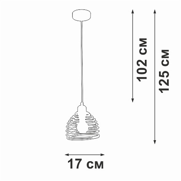 Подвес VITALUCE  V2854-1/1S