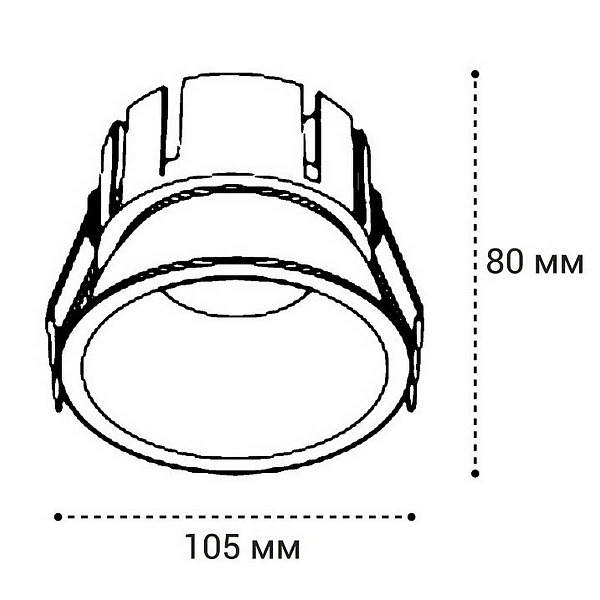Светильник встраиваемый ITALLINE IT06-6032 IT06-6032 white 4000K
