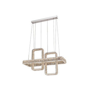 Люстра подвесная NEWPORT CRYSTAL 8232+2N/S chrome