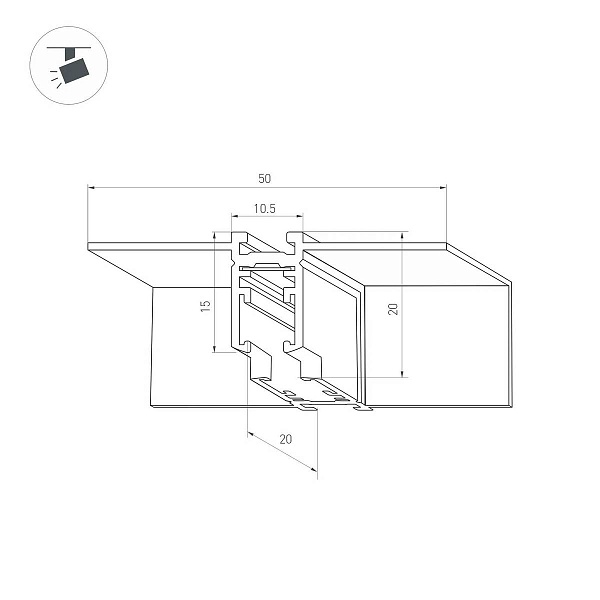 L-коннектор ARLIGHT MAG-MICROCOSM 44525