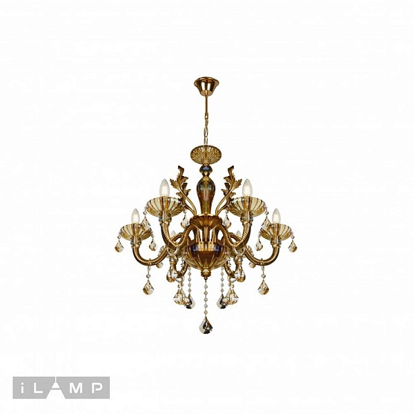Люстра подвесная ILAMP ASIA 81069-6 BR