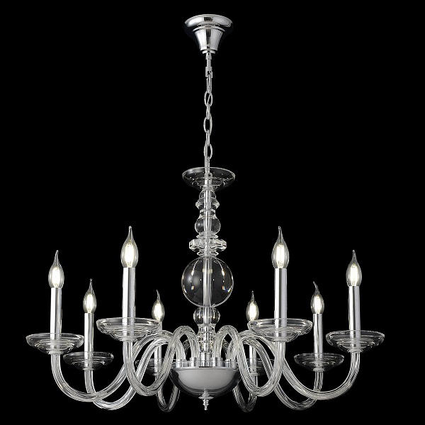 Люстра подвесная CRYSTAL LUX ARABESQUE SP8 CHROME