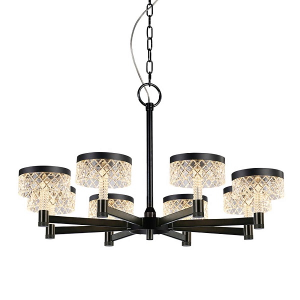 Люстра подвесная DELIGHT COLLECTION MD21020075 MD21020075-8A matt black