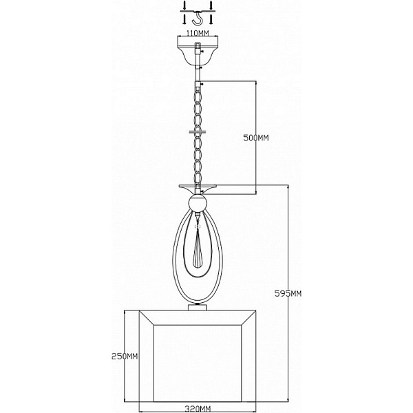 Подвес MODERLI DARK V2580-1P