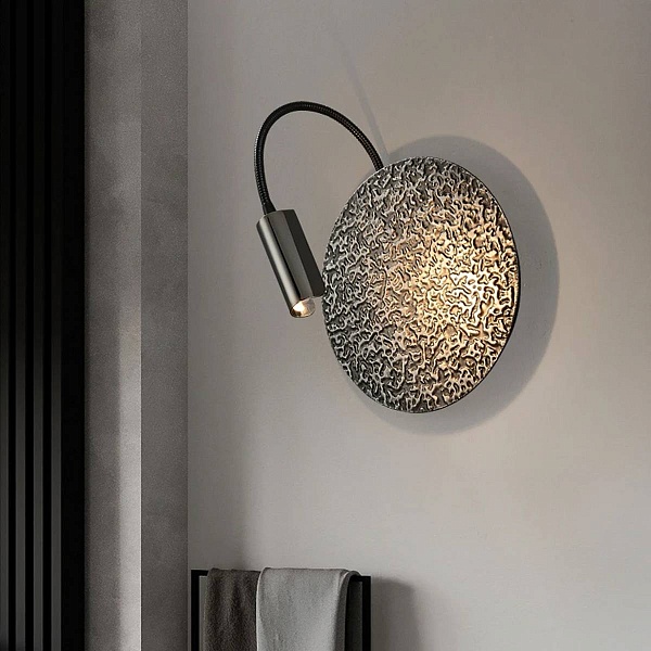 Бра DELIGHT COLLECTION WALL LAMP MT9114-1W silver