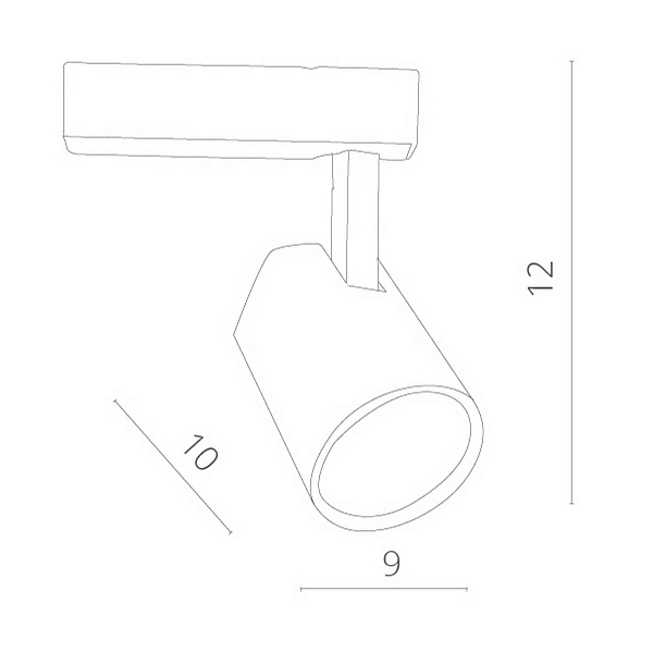 Трековый светильник ARTE LAMP AMICO A1811PL-1WH