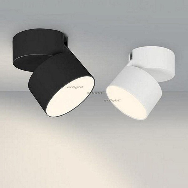 Светильник потолочный ARLIGHT SP-RONDO-FLAP-R110-25W DAY4000 (BK, 110 DEG) 028159