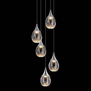 Подвес DELIGHT COLLECTION STILLA MD24001004-5A chrome/clear