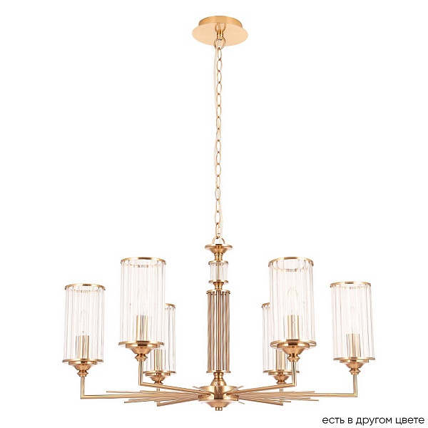Люстра подвесная CRYSTAL LUX GLORIA SP6 BRASS
