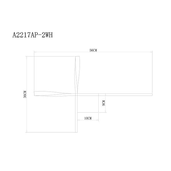 Бра ARTE LAMP ACRUX A2217AP-2WH
