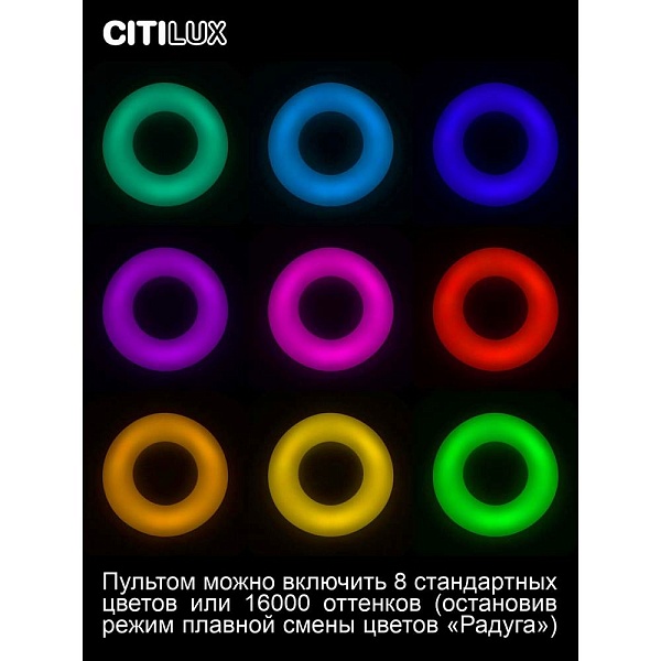 Светильник потолочный CITILUX СТРАТУС СМАРТ CL732A800G