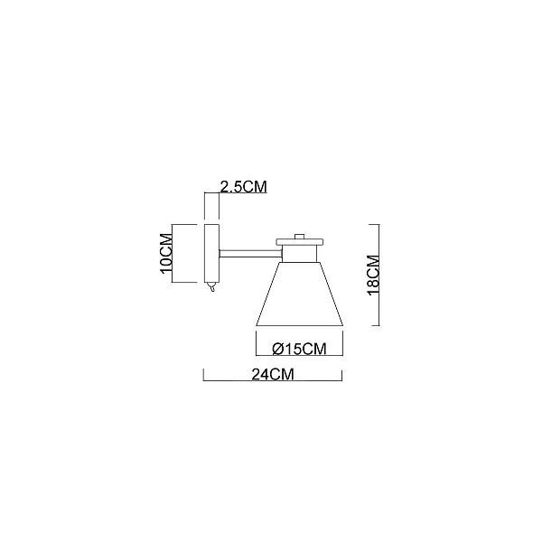 Бра ARTE LAMP TYLER A1031AP-1WH