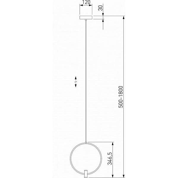 Подвес EUROSVET LAYLA 50257/1 LED никель