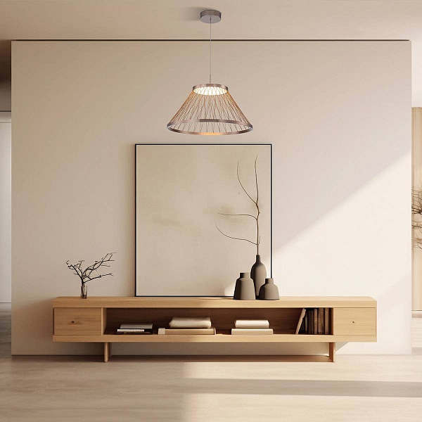 Подвес EUROSVET CESTA 40017/1 LED коричневый a069288