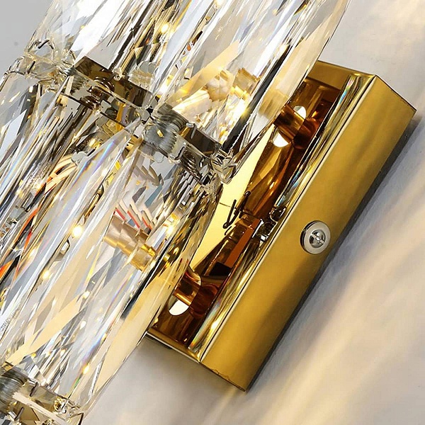 Бра DELIGHT COLLECTION WALL LAMP A06W/4 gold/clear