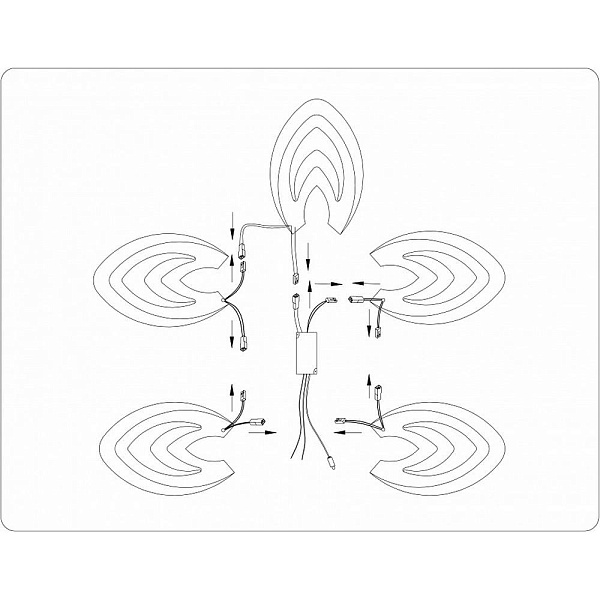 Люстра потолочная AMBRELLA LIGHT FA FA4546