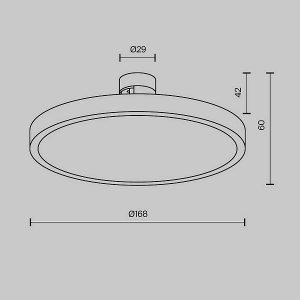 Трековый светильник MAYTONI PLATO TR153-1-10W3K-PT