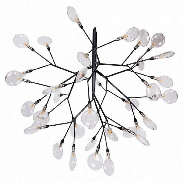 Люстра подвесная CRYSTAL LUX EVITA EVITA SP36 BLACK/TRANSPARENT