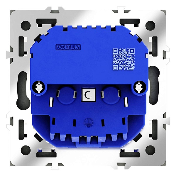 Розетка с з/к + 2xUSB, A + C, S70, Титан, VLS040506, VOLTUM