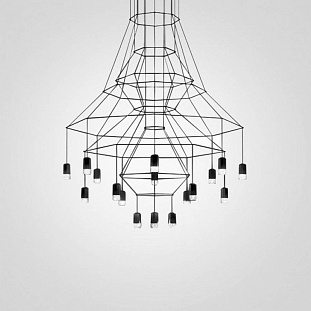 Люстра подвесная IMPERIUMLOFT VIBIA WIREFLOW 75118-22
