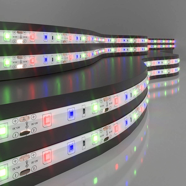 Лента LED 4,8 W/m 12V IP65 2835/60 RGB 8mm (5м) a050579 ELEKTROSTANDARD