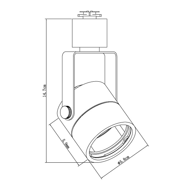 Трековый светильник ARTE LAMP Track lights A1310PL-1WH