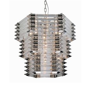 Люстра подвесная DELIGHT COLLECTION WREN KG0970P-12 nickel