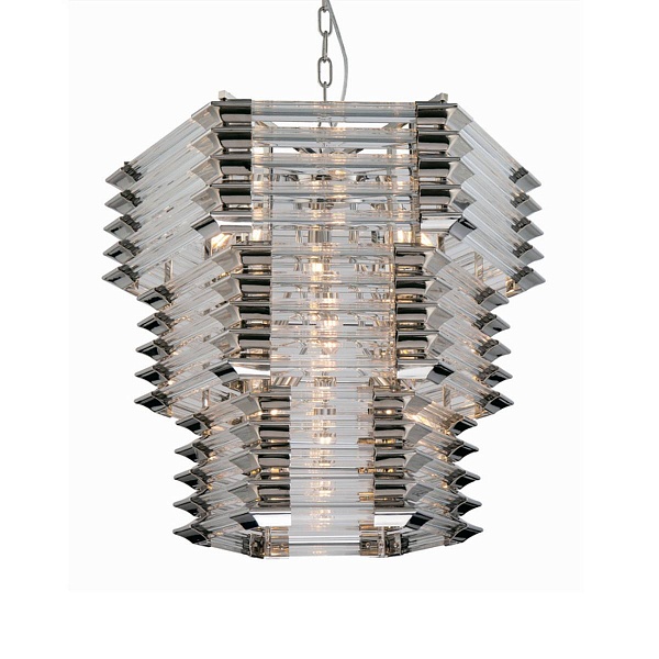 Люстра подвесная DELIGHT COLLECTION WREN KG0970P-12 nickel