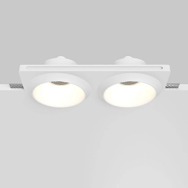 Светильник встраиваемый MAYTONI GYPS MODERN DL124-GU10-02-TRS-W