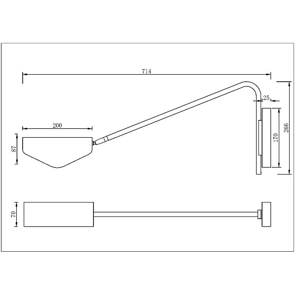 Бра MAYTONI NOTTA MOD417WL-01BS1