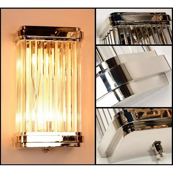 Бра DELIGHT COLLECTION BRWL7031 BRWL7031 nickel