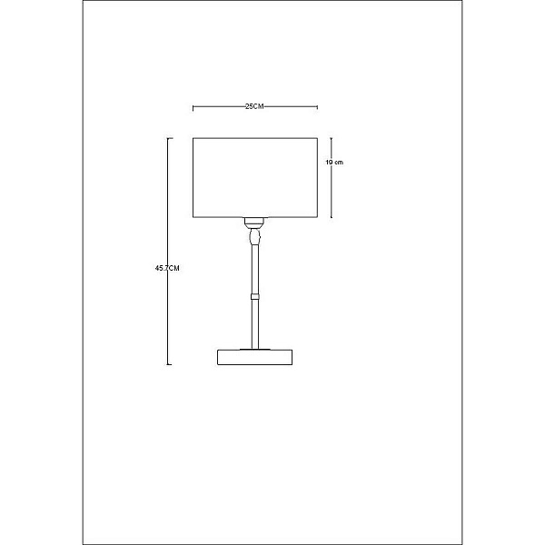 Настольная лампа ARTE LAMP JAMIE A4090LT-1BK