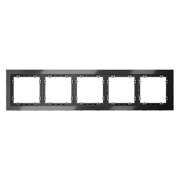 Рамка 5-пост, стекло, S70, Титан, VLS110506, VOLTUM
