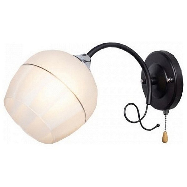 Бра IMEX 3314 MD.3314-1-W BK+CH