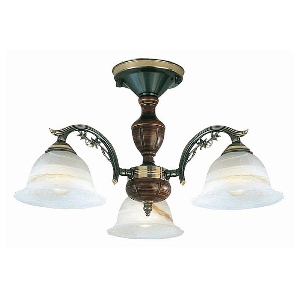 Люстра потолочная RECCAGNI ANGELO BRONZE 2701 PL 2701/3
