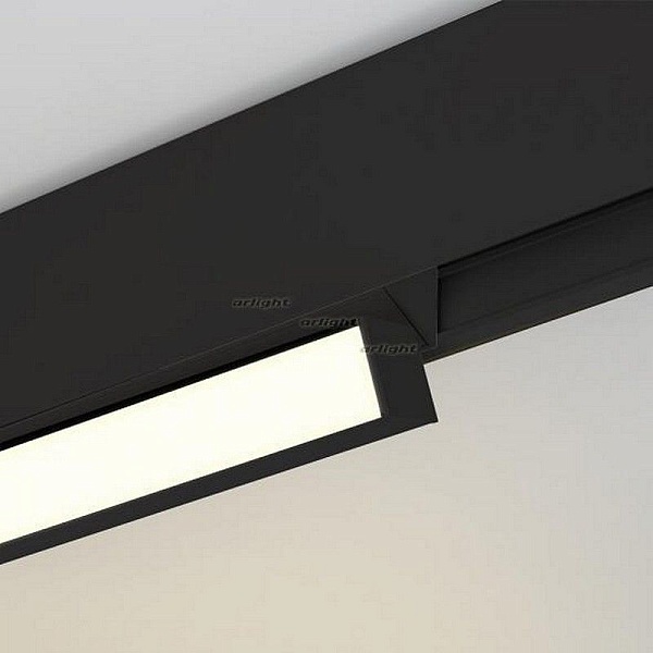 Трековый светильник магнитный ARLIGHT MAG-FLAT-FOLD-45-S405-12W WARM3000 (BK, 100 DEG, 24V) 026991