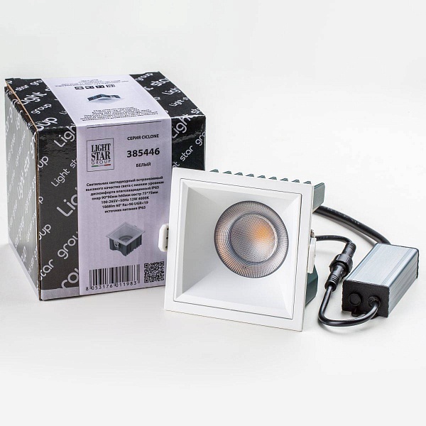 Светильник встраиваемый LIGHTSTAR CICLONE 385446