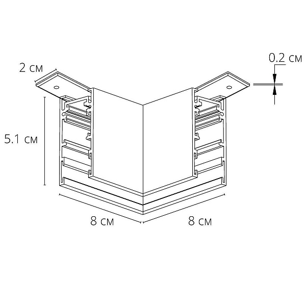 L-коннектор ARTE LAMP EXPERT-ACCESSORIES A590606