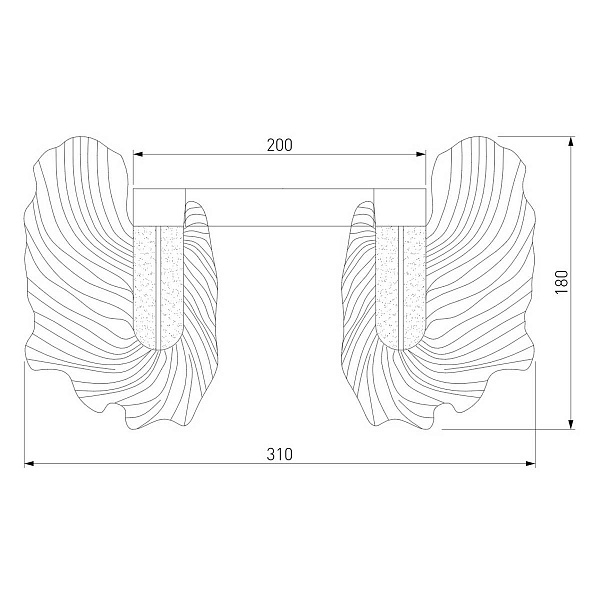 Бра BOGATES FARFALLA 90377/1 a065733