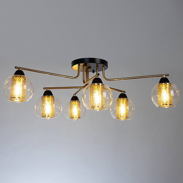 Люстра потолочная ARTE LAMP MANCHESTER A7045PL-6BK