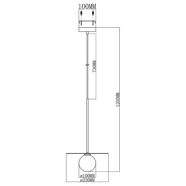 Подвес MODERLI SCRUMBEL V11572-1P