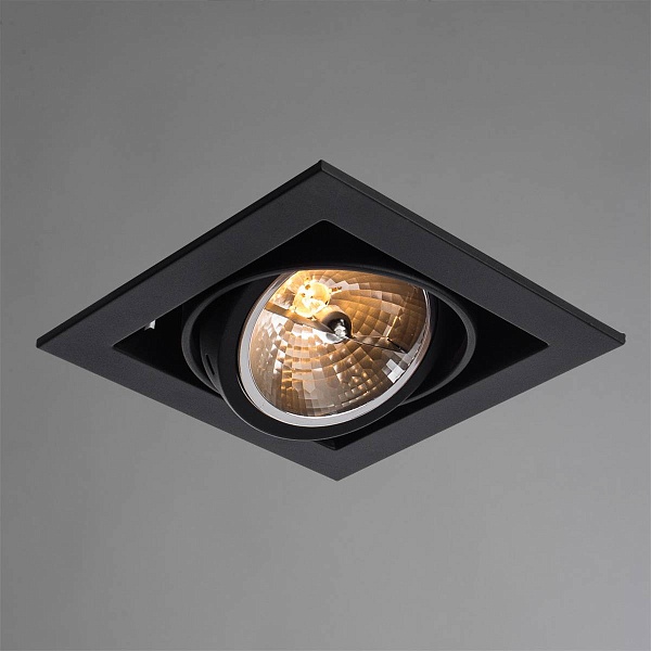 Светильник встраиваемый ARTE LAMP Cardani A5935PL-1BK