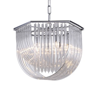 Люстра подвесная DELIGHT COLLECTION MURANO GLASS KR0116P-7L/A chrome