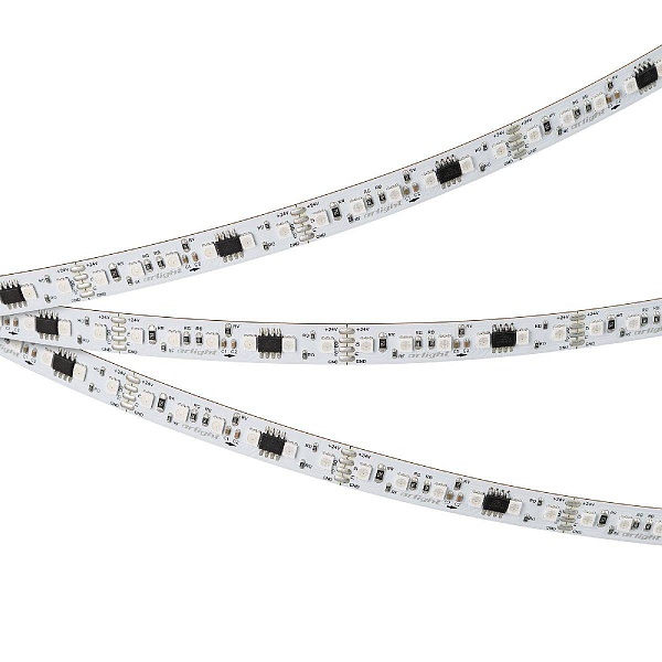 Лента LED SPI-A120 23 W/m 24V IP20 2835/120 RGB 10mm (5м) 46871 ARLIGHT